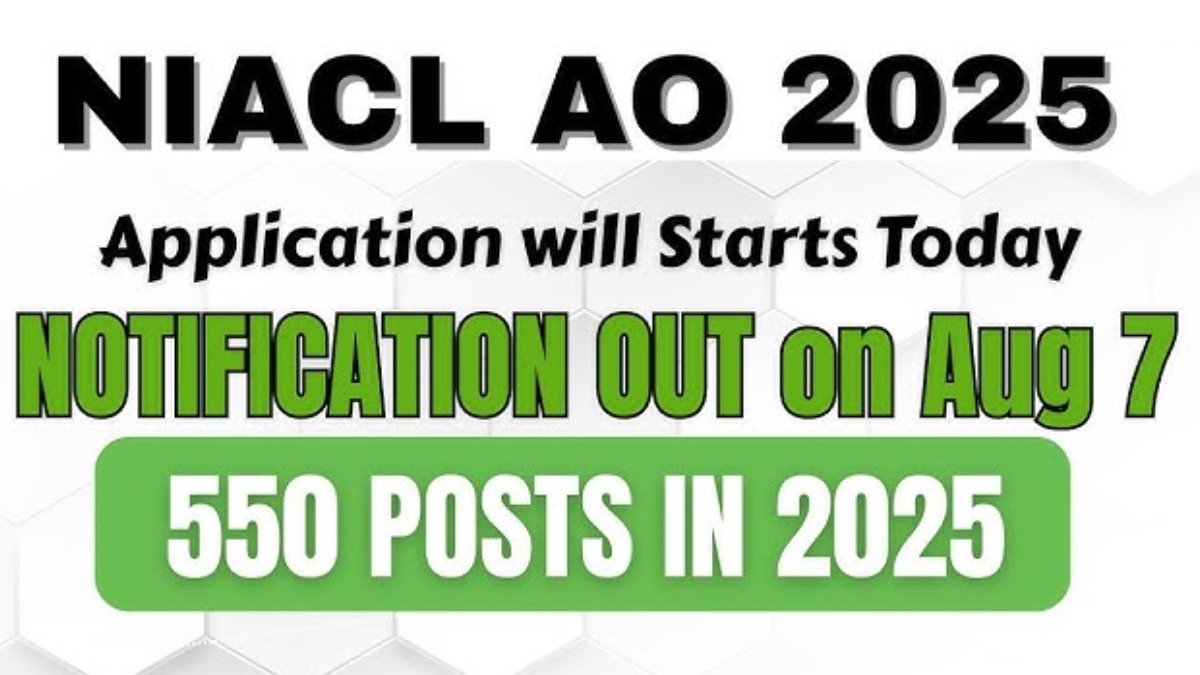 NIACL AO Notification 2025